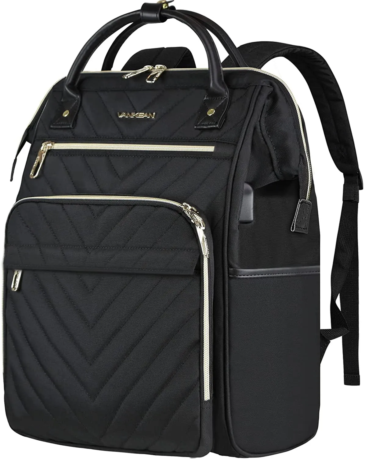17 Inch Travel Laptop Backpack with USB Charging Port