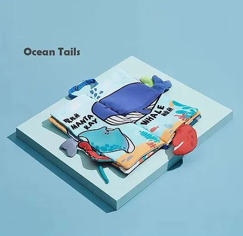 Babycare Animal Tails Cloth Book (Ocean Tails)