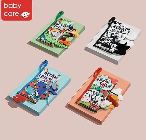 Babycare Animal Tails Cloth Book (Ocean Tails)