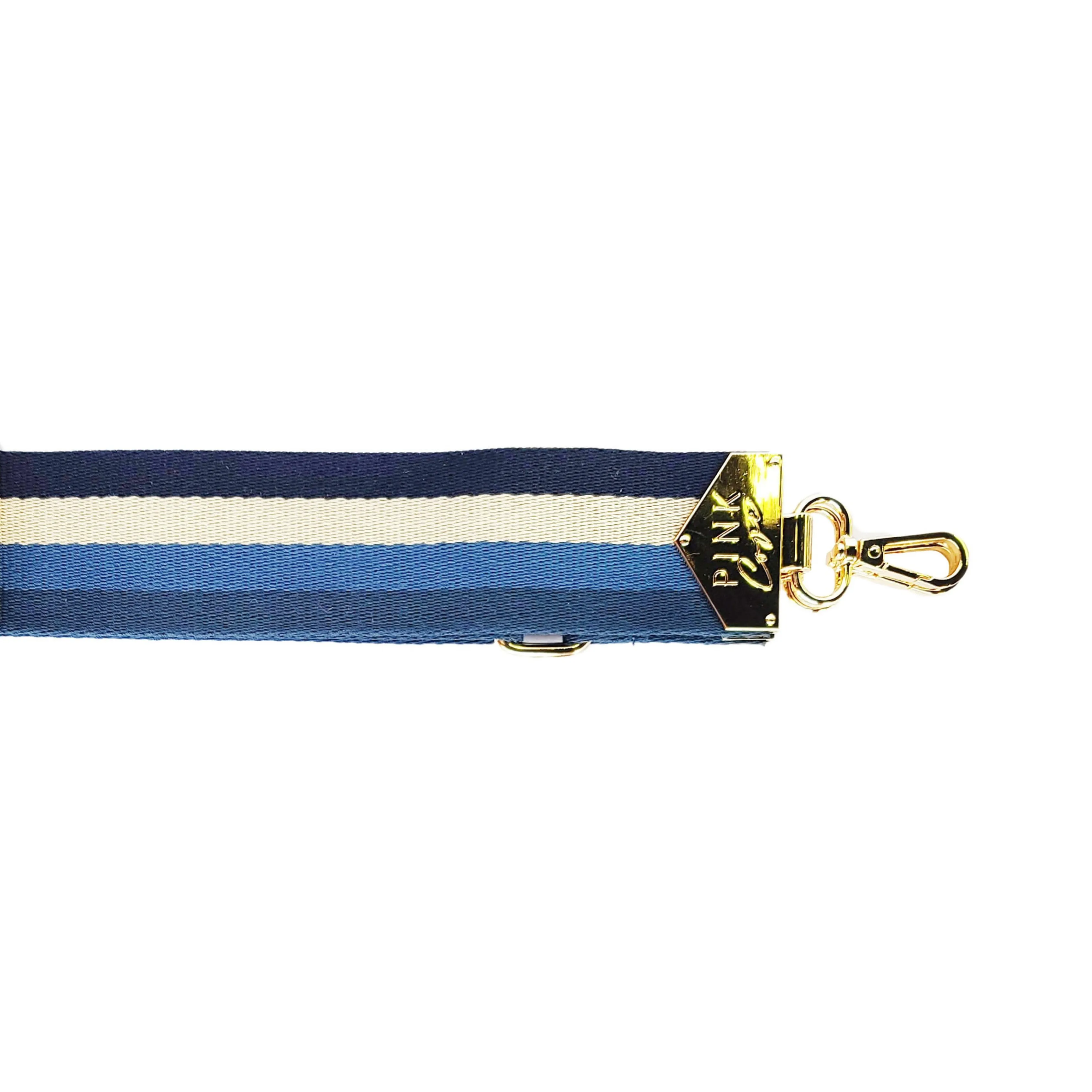BAG STRAPS - BLUE STRIPES
