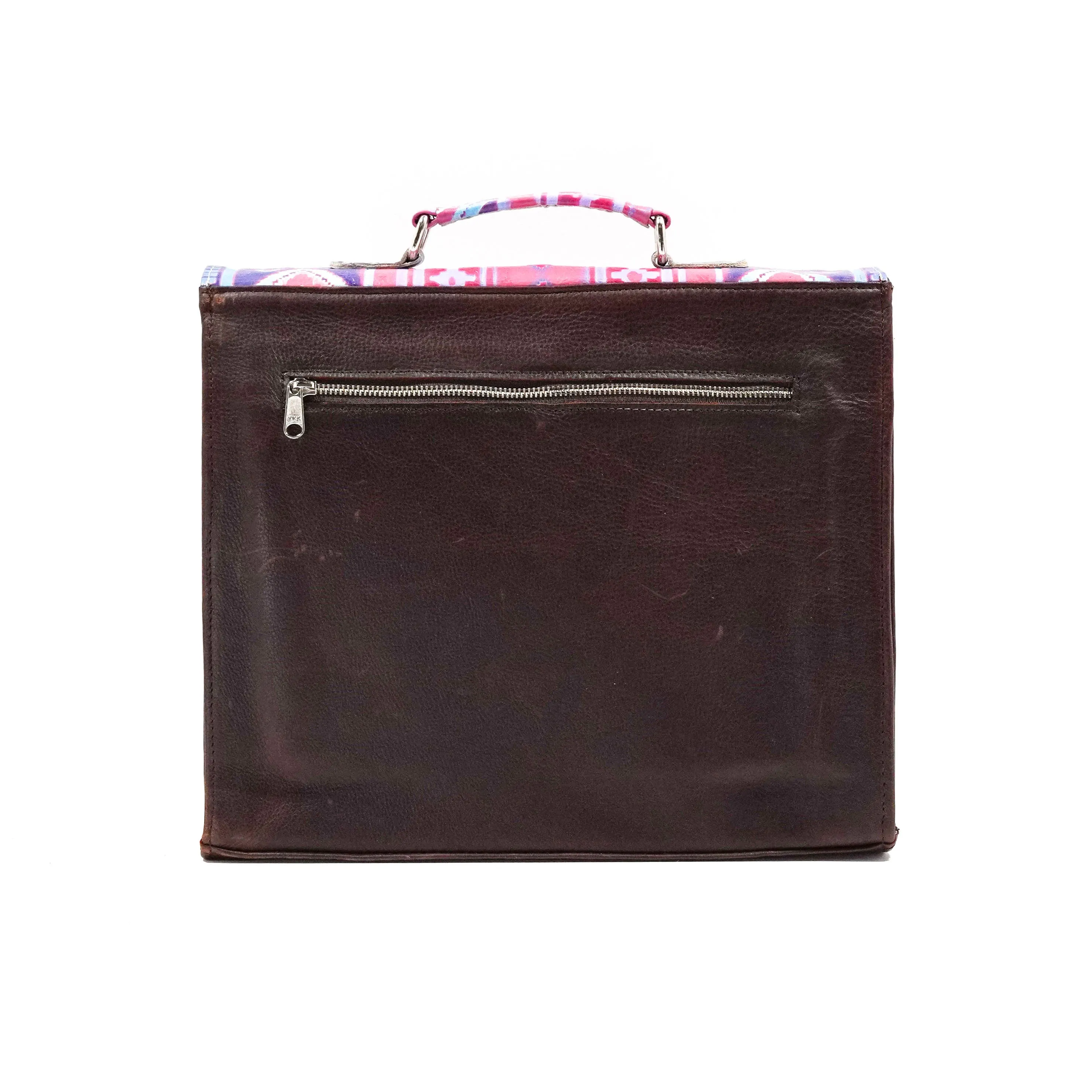 Briefcase - Longhorn w/ Unicorn Navajo
