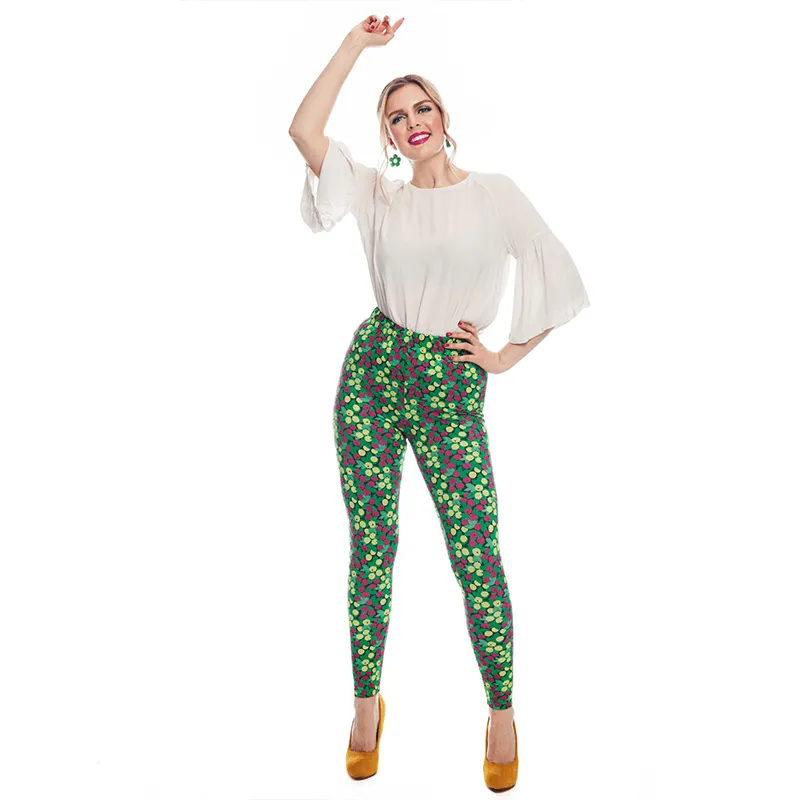 Cissi och Selma Adult Leggings - Gooseberry
