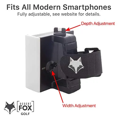 Desert Fox Golf Phone Caddy - Red