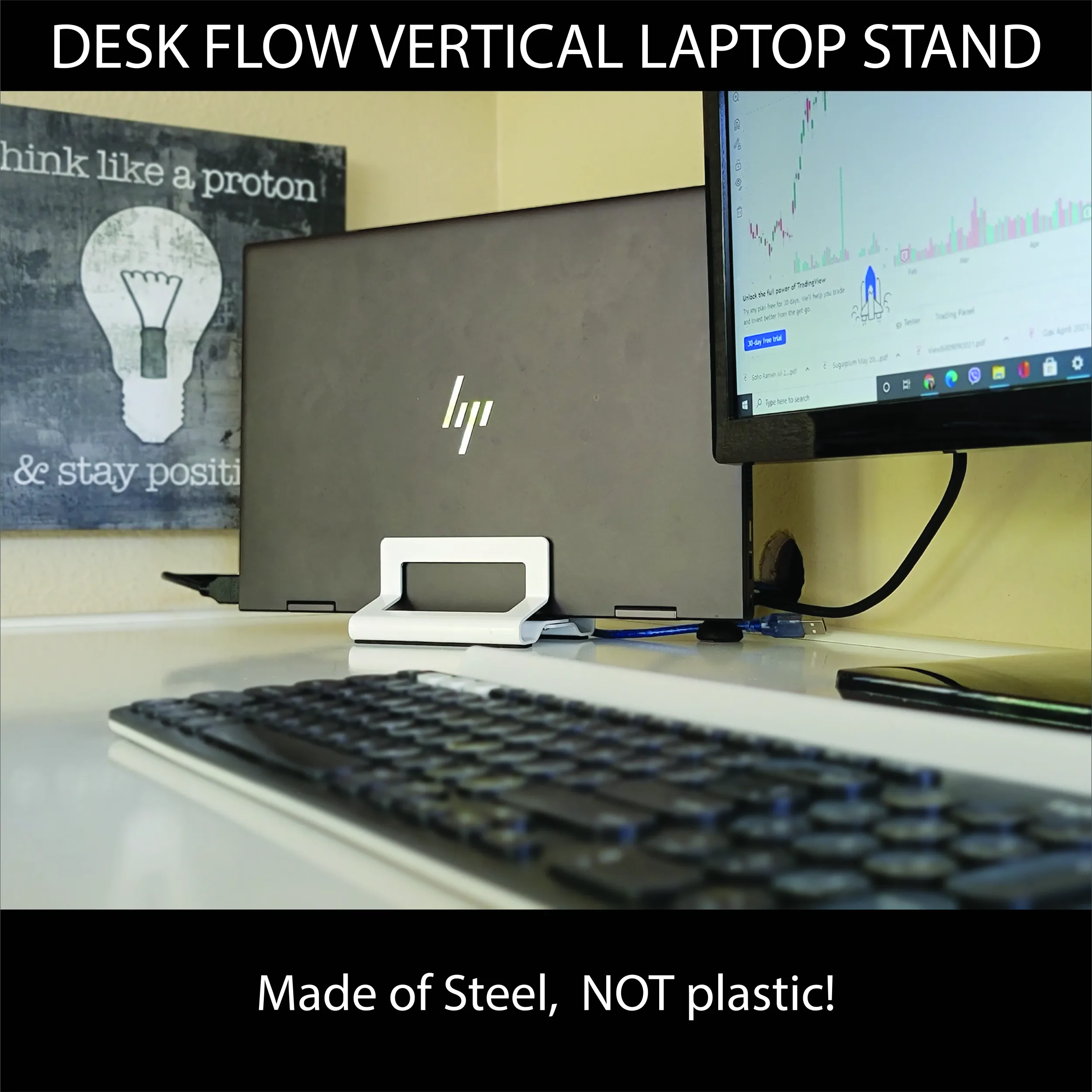 Desk Flow Vertical Laptop Stand