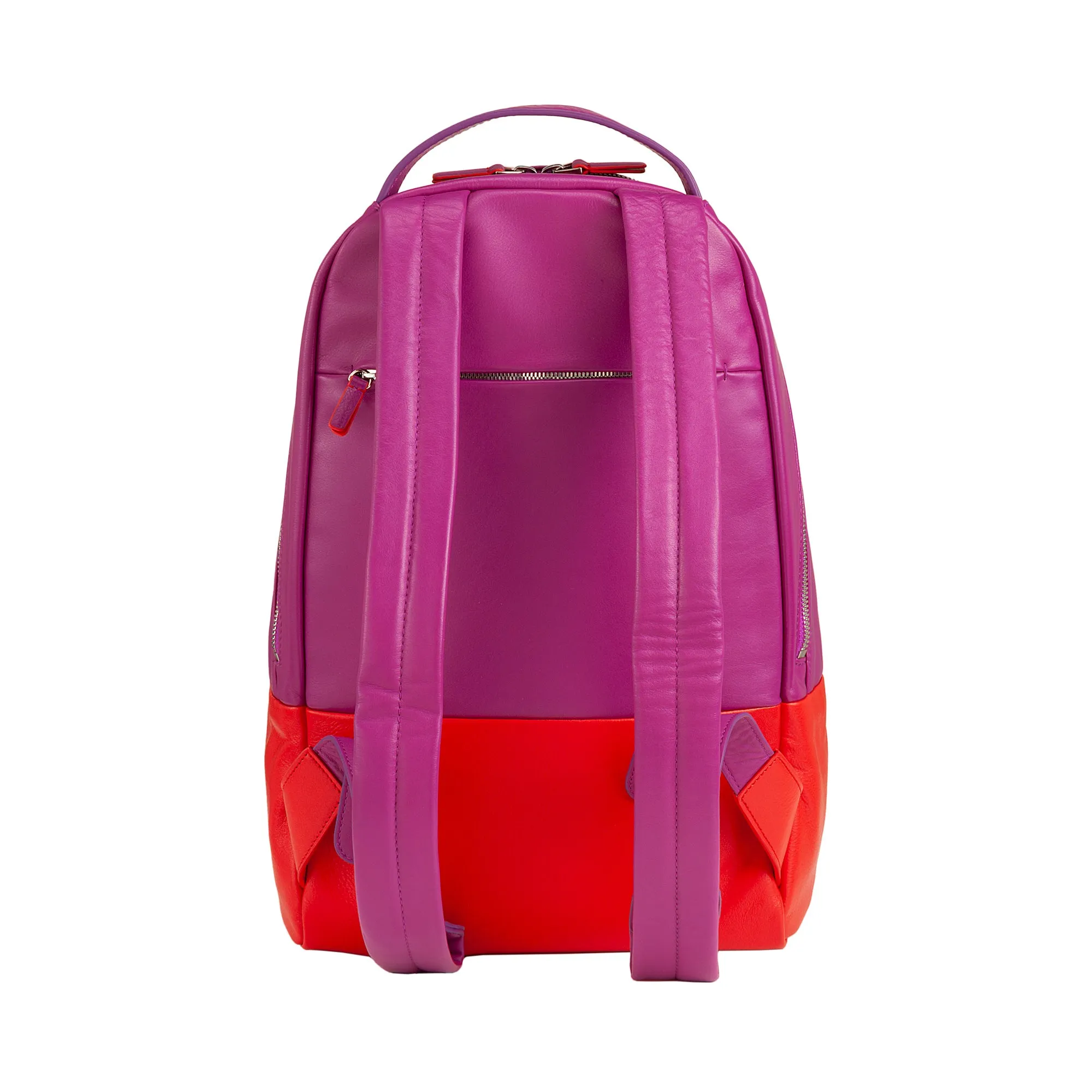DUDU MULTIVE MAN BACKAGE IN MULTOLORORE LEATHER, WOMEN'S BACKAGE SOFLE DESIGN COLORED WITH ANTIFURTY PUSE