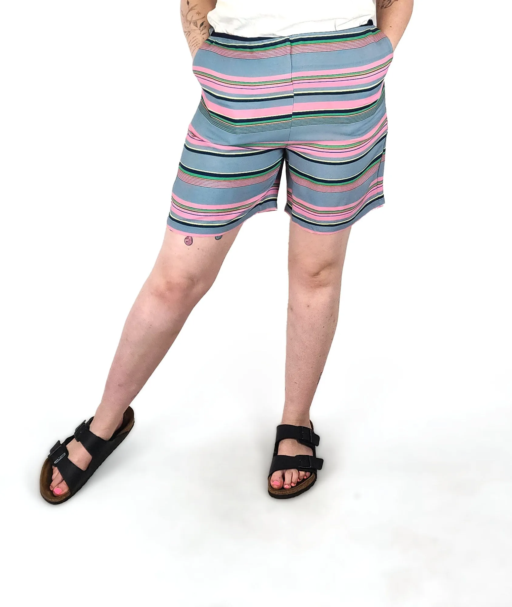 Ella Sanders striped shorts size Large (best fits 12-14)