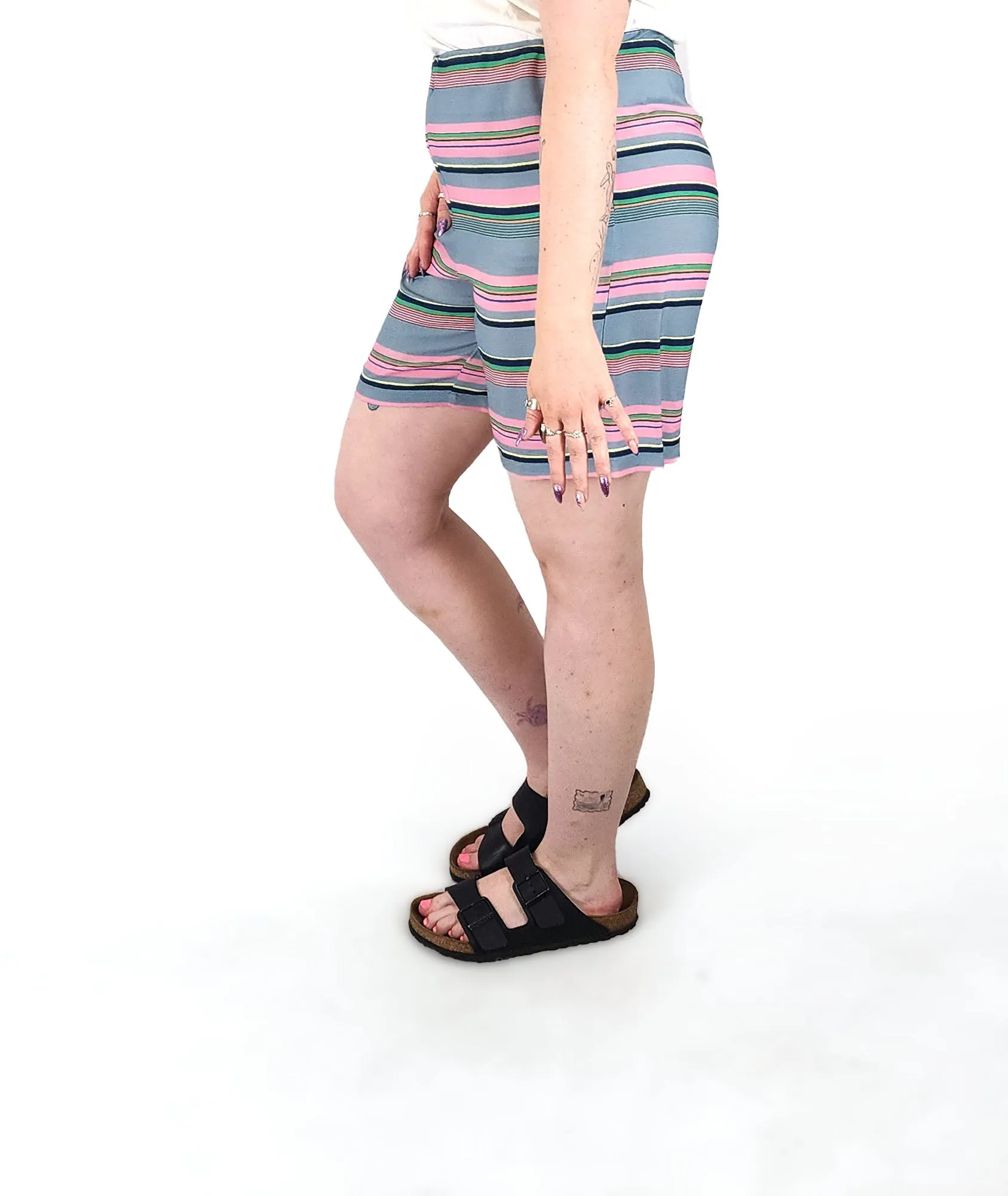 Ella Sanders striped shorts size Large (best fits 12-14)