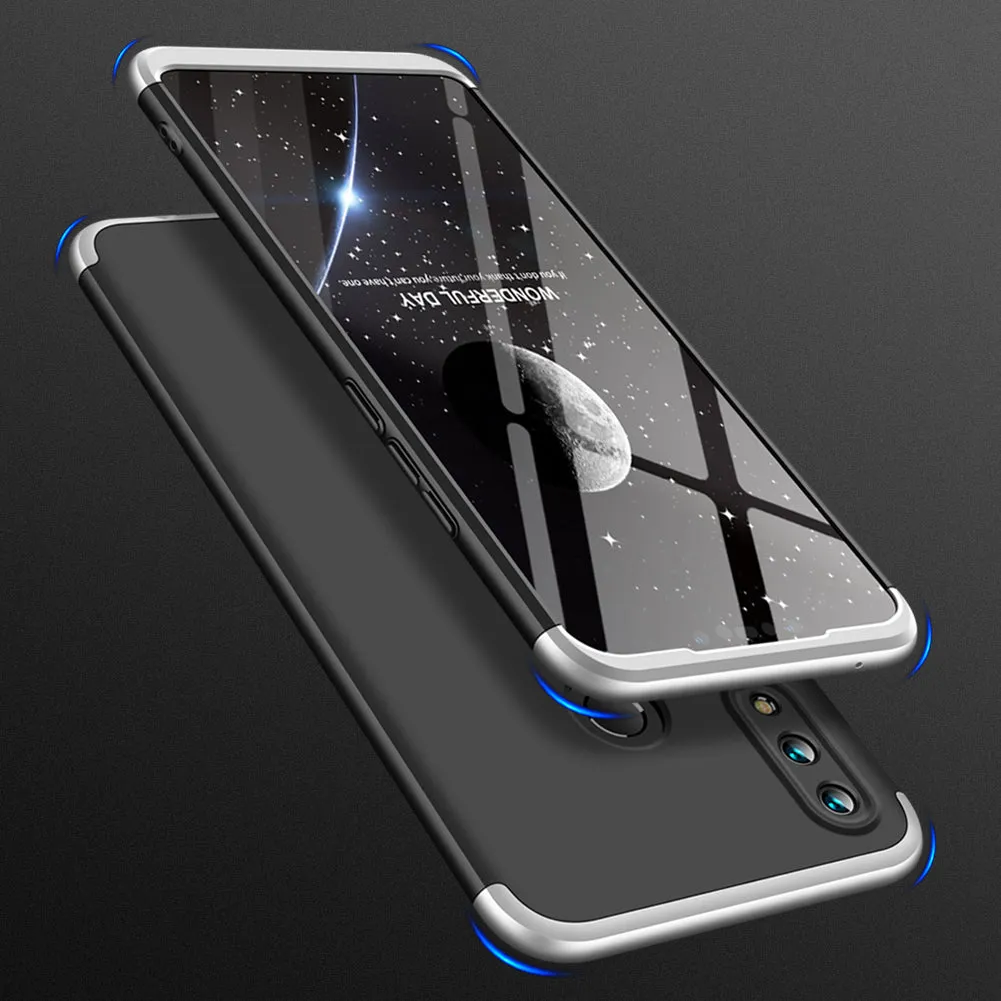 For HUAWEI NOVA 3I/P smart Plus 3 in 1 360 Degree Non-slip Shockproof Full Protective Case red