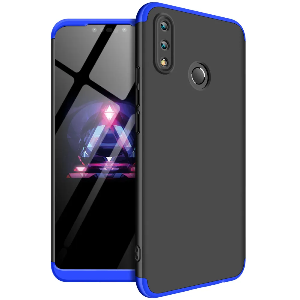 For HUAWEI NOVA 3I/P smart Plus 3 in 1 360 Degree Non-slip Shockproof Full Protective Case red
