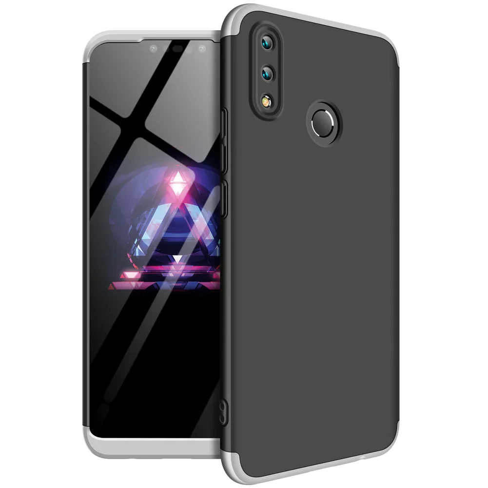 For HUAWEI NOVA 3I/P smart Plus 3 in 1 360 Degree Non-slip Shockproof Full Protective Case red