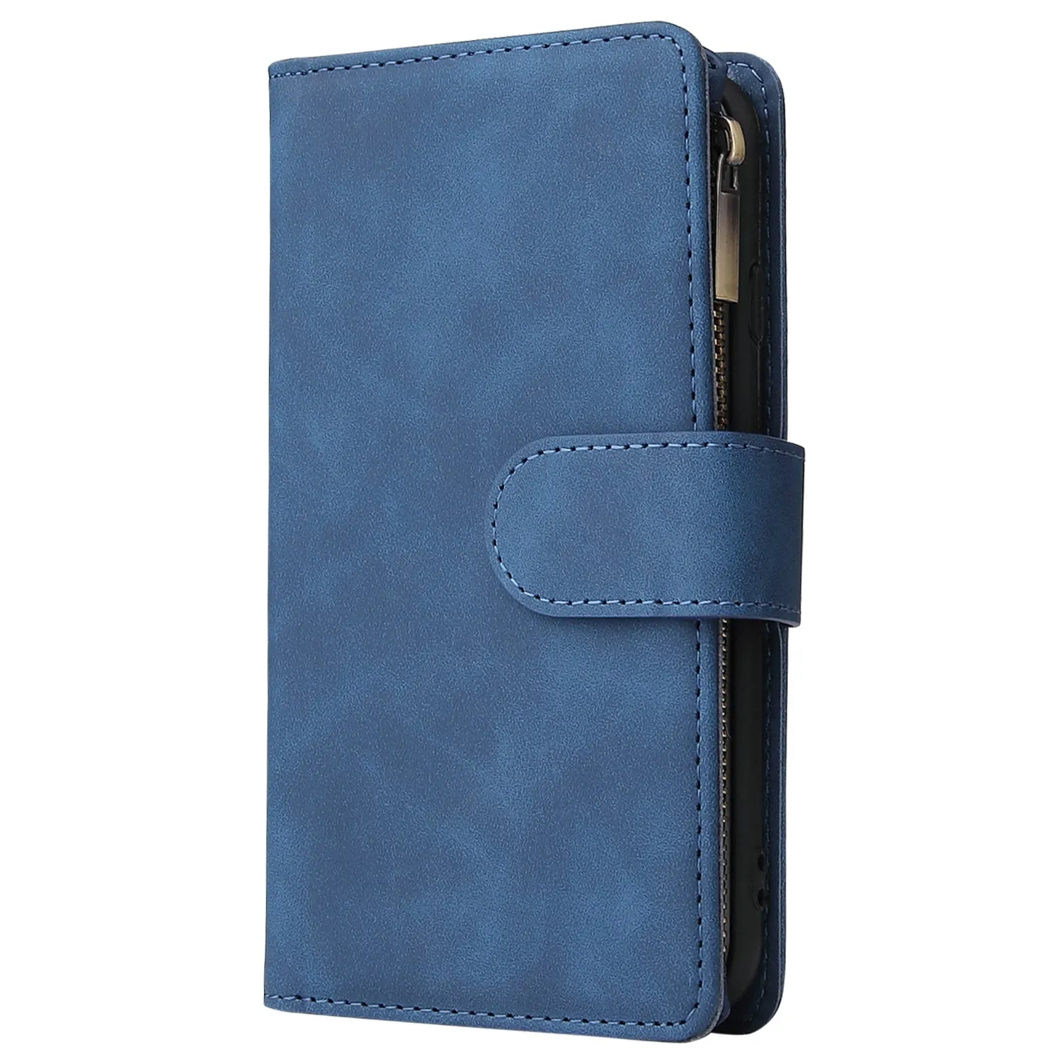 For iPhone 6 / 6S iPhone 6 plus / 6S plus iPhone 7 / 8 iPhone 7 plus / 8 plus Smart Phone Cover Coin Pocket with Cards Bracket Zipper Phone PU Leather Case Phone Cover  iPhone 7 plus / 8 plus