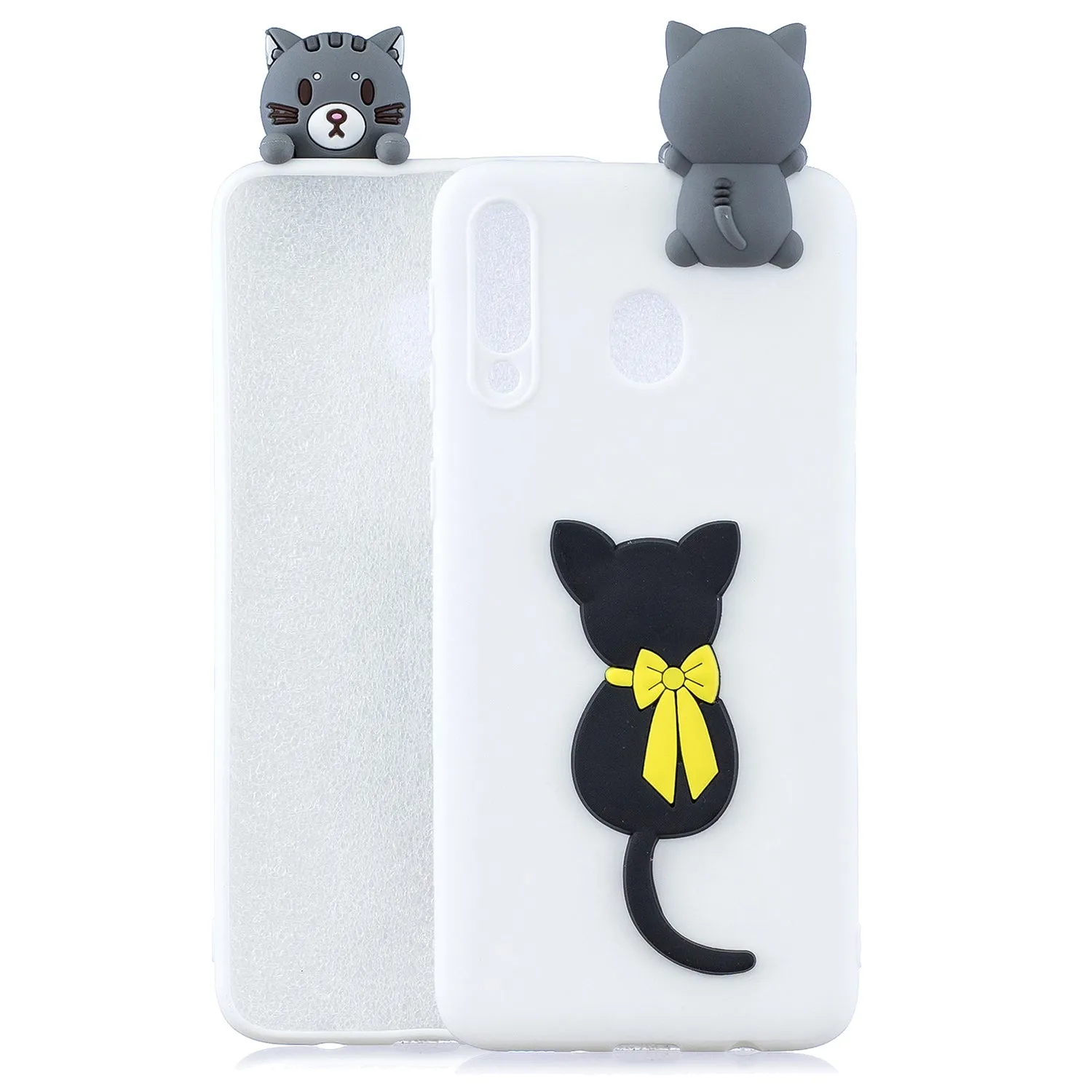 For Samsung A10S/A20S Phone Cover 3D Patch Soft TPU Cartoon Smart Phone Shell Anti-fall Anti-scratch Cellphone Coat Samsung A10S