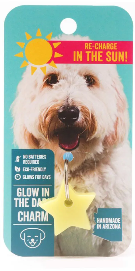 Glow your Pup Up Dog Charm