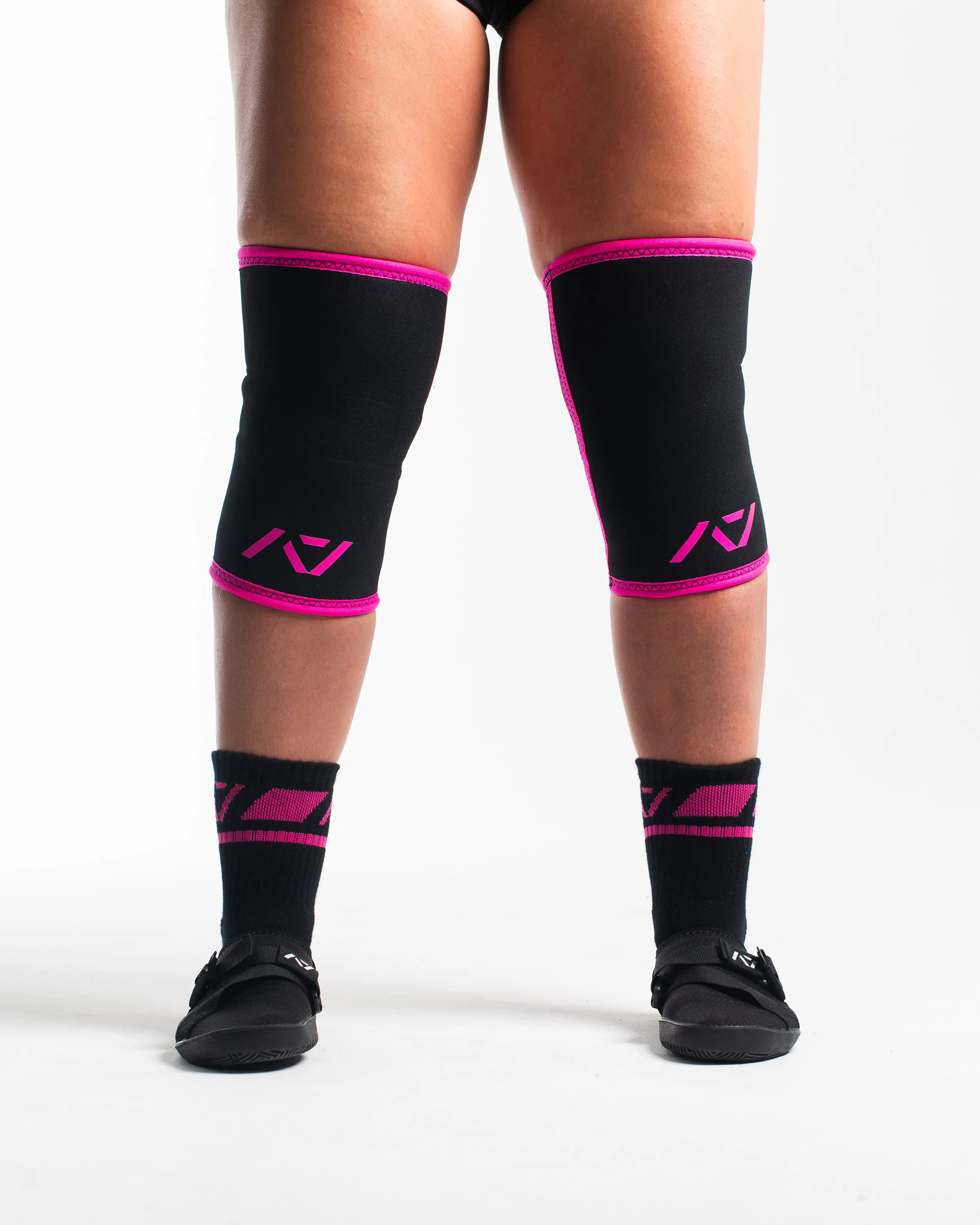 Hourglass Knee Sleeves - Flamingo