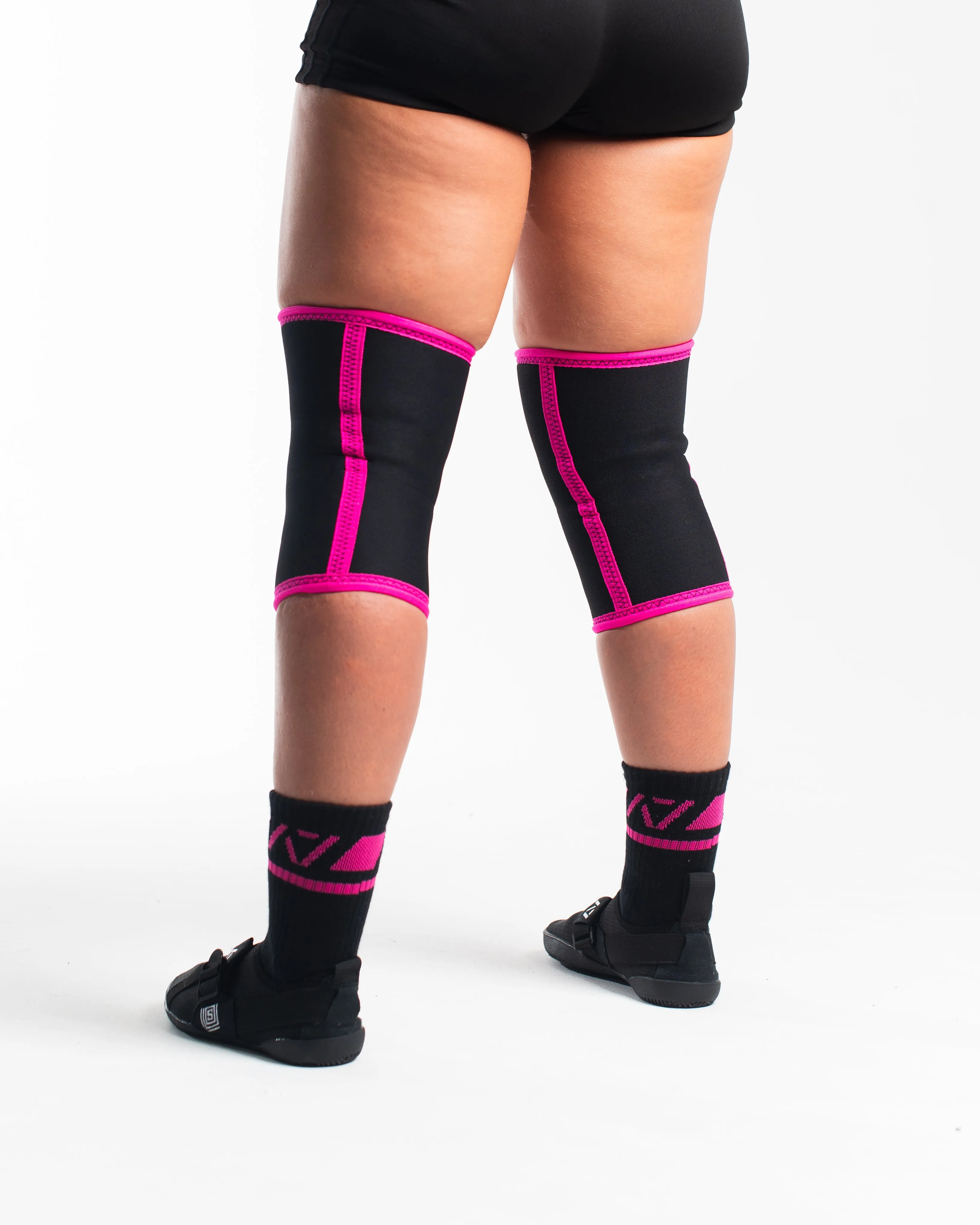 Hourglass Knee Sleeves - Flamingo