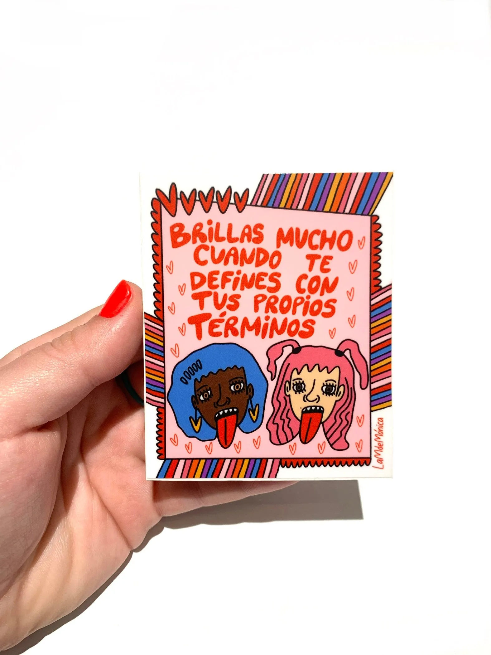 LA M DE MONICA - Brilloteo Propio - Sticker