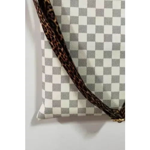 Leopard Leather Shoulder Bag