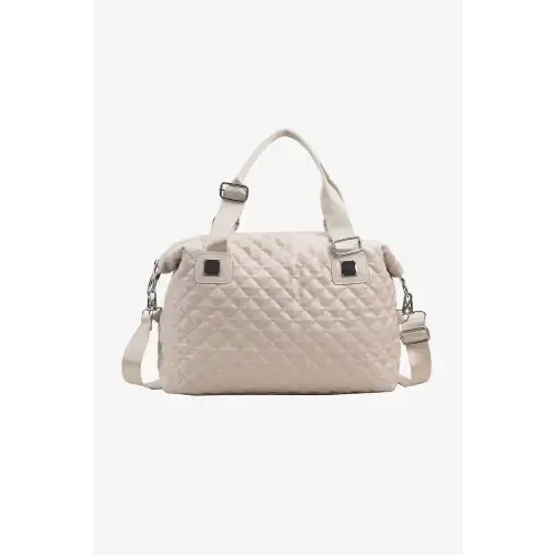 Luxurious Black Quilted Leather Handbag