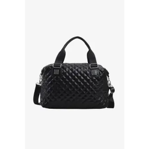 Luxurious Black Quilted Leather Handbag