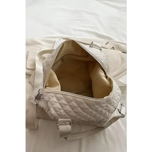 Luxurious Black Quilted Leather Handbag