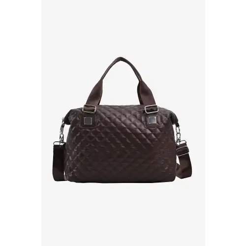 Luxurious Black Quilted Leather Handbag