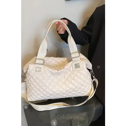 Luxurious Black Quilted Leather Handbag