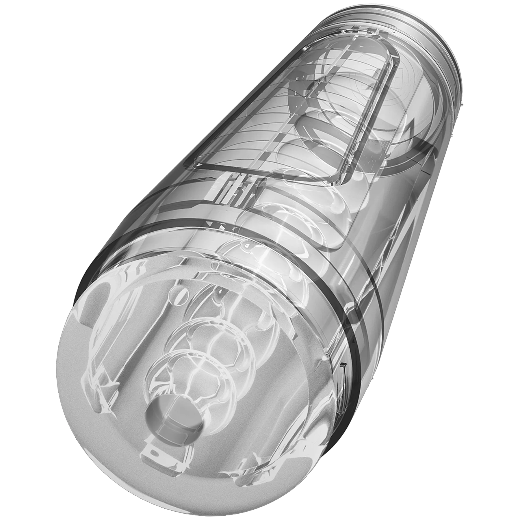 Main Squeeze Optix Clear - Customizable Squeezable Masturbator