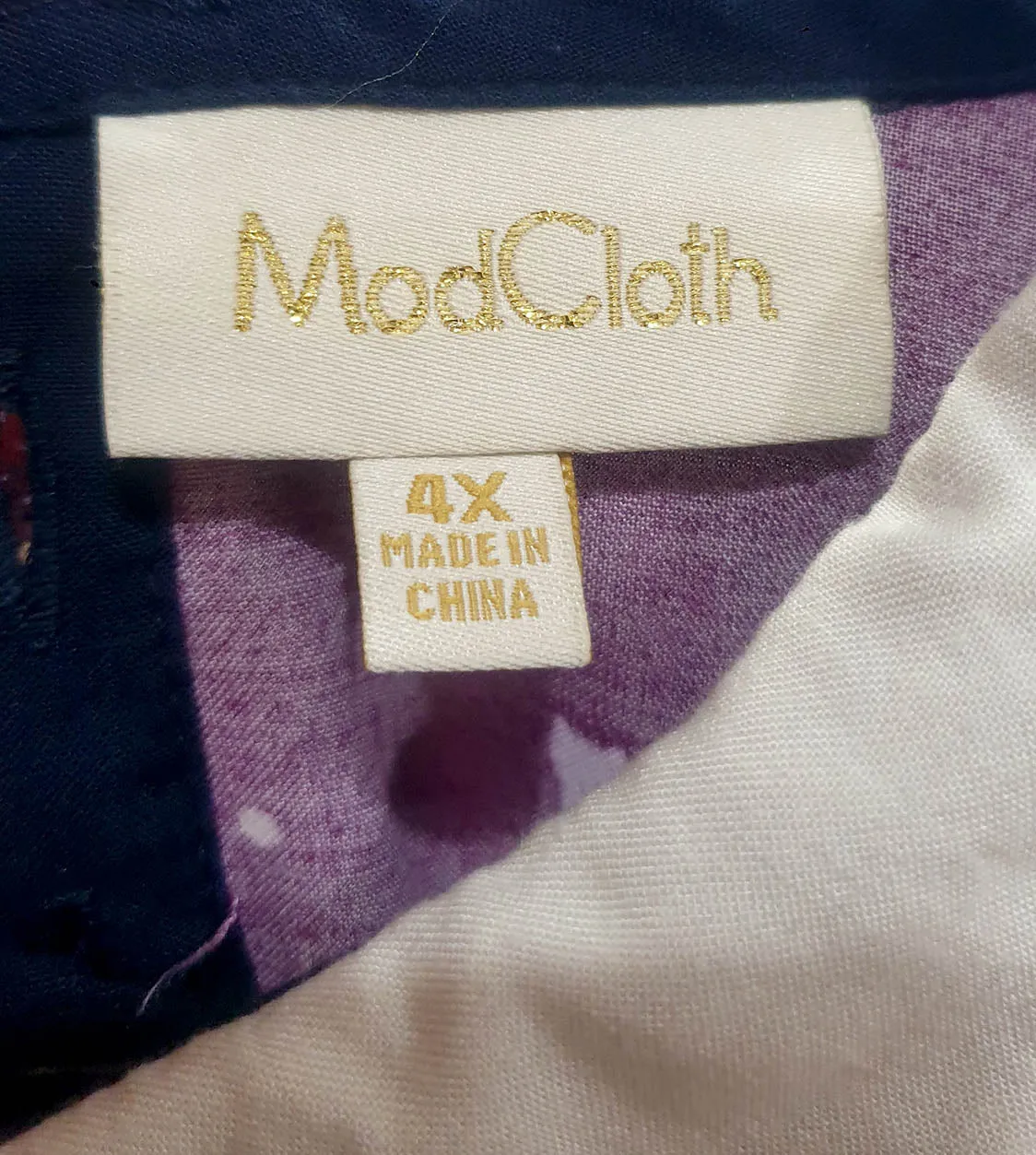 ModCloth purple top size 4X