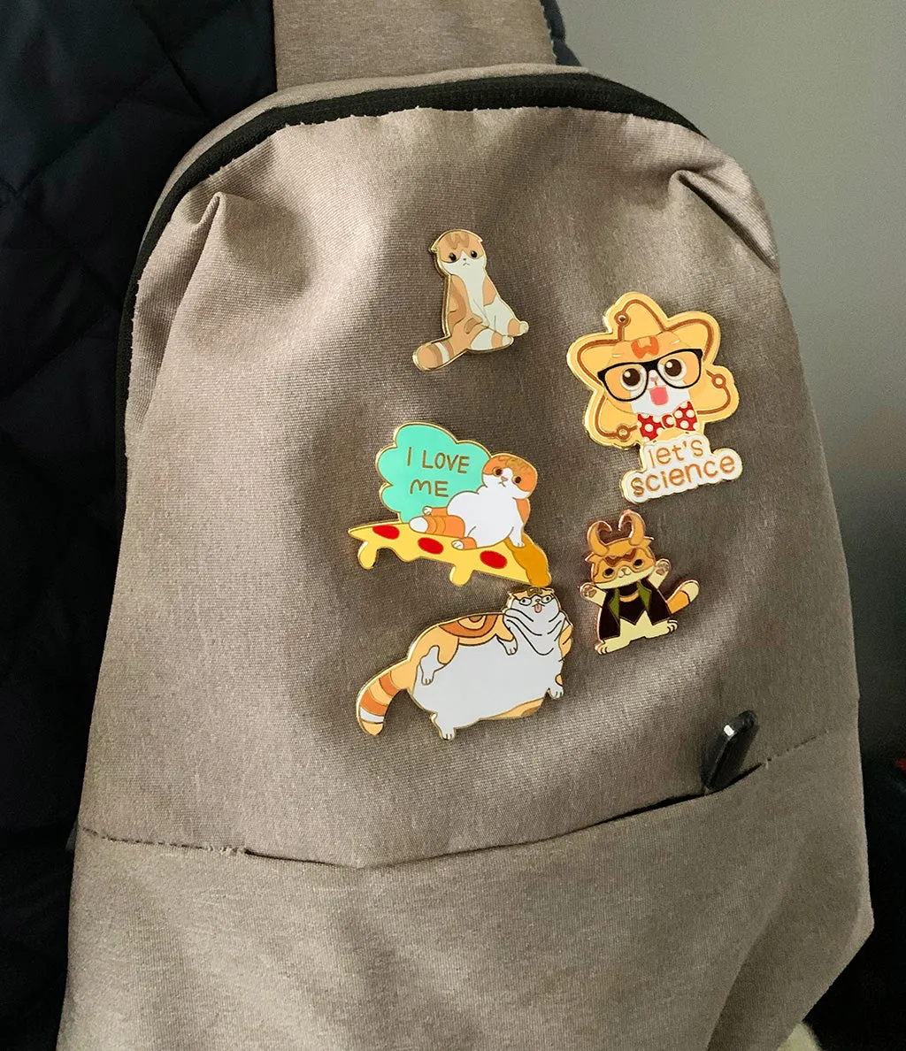 Orange Cat Marmalade Cat Enamel Pin