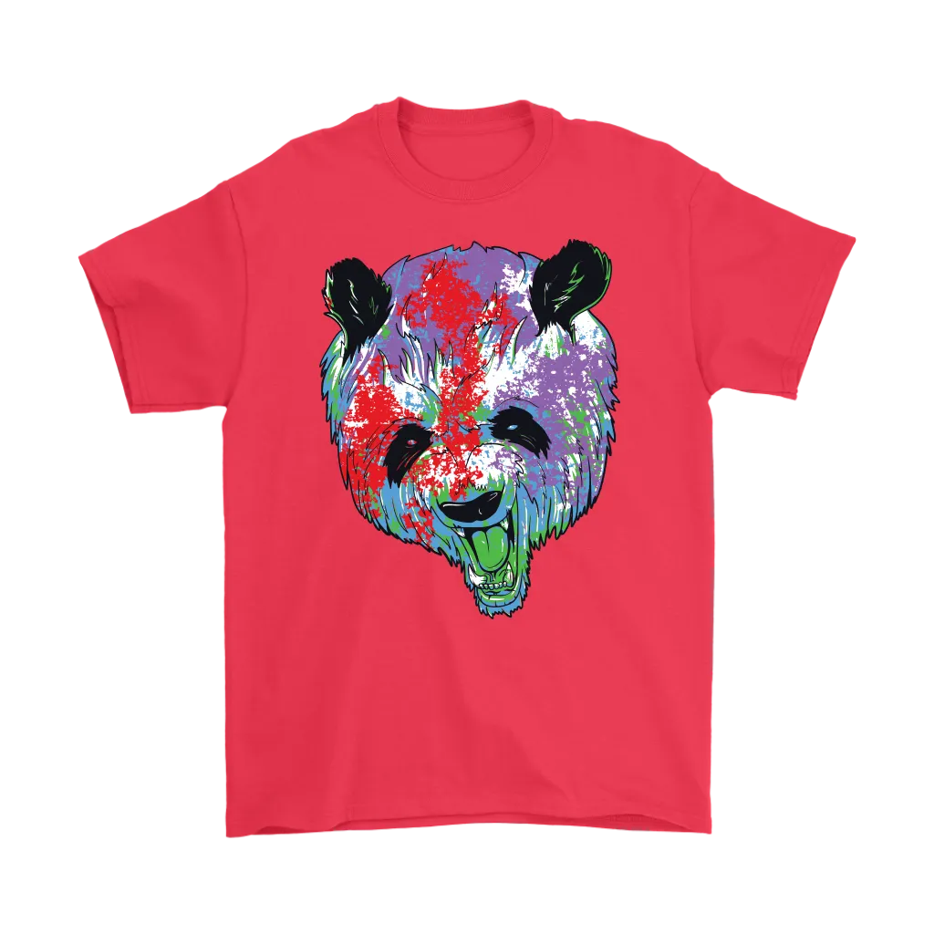 Panda T-shirt, Panda Gift, Panda Shirt, Colorful Panda Bear T-shirt, Panda Bear Gift