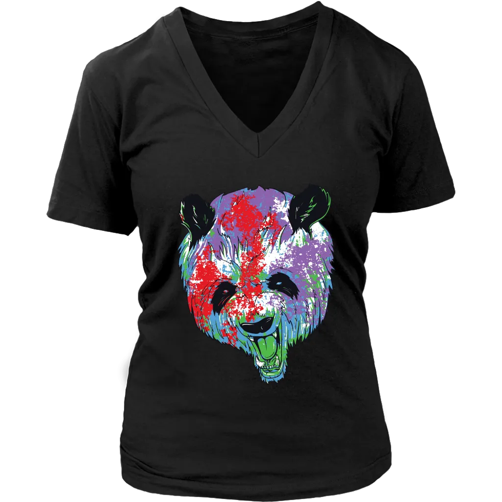 Panda T-shirt, Panda Gift, Panda Shirt, Colorful Panda Bear T-shirt, Panda Bear Gift