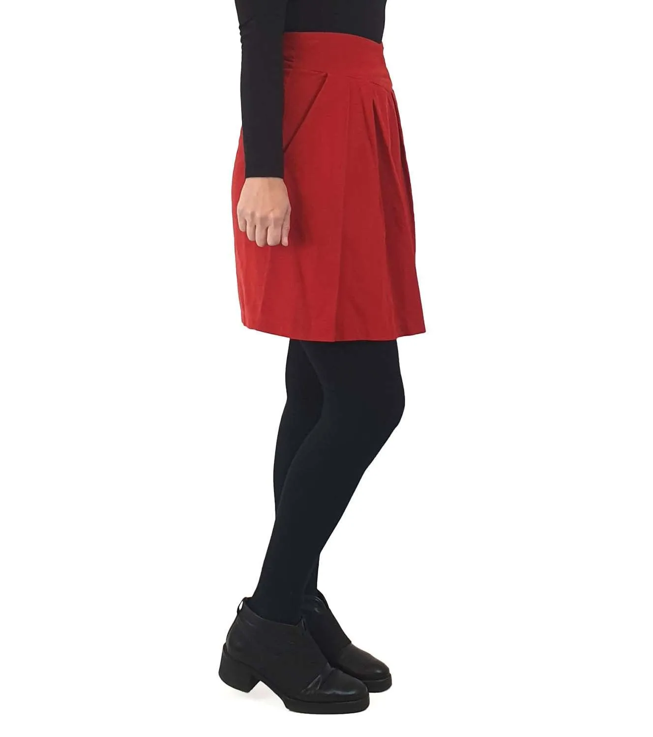 Preap and Coutts red cord skirt size 1 (size 6-8)