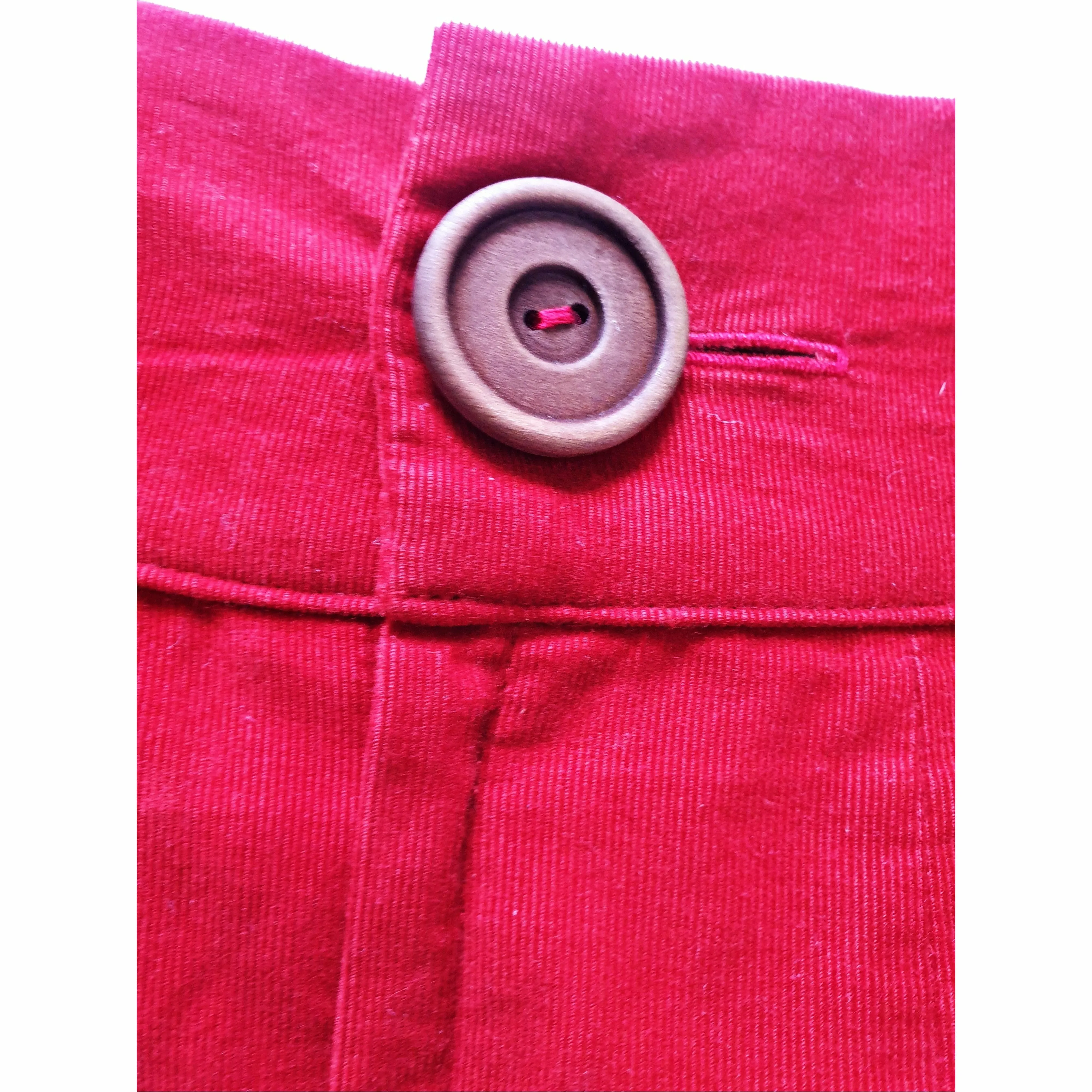 Preap and Coutts red cord skirt size 1 (size 6-8)