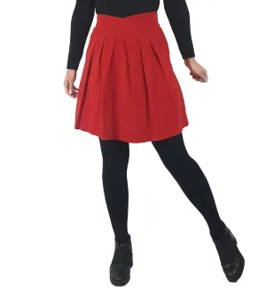 Preap and Coutts red cord skirt size 1 (size 6-8)