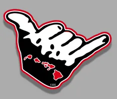 Shaka Silhoutte Decal