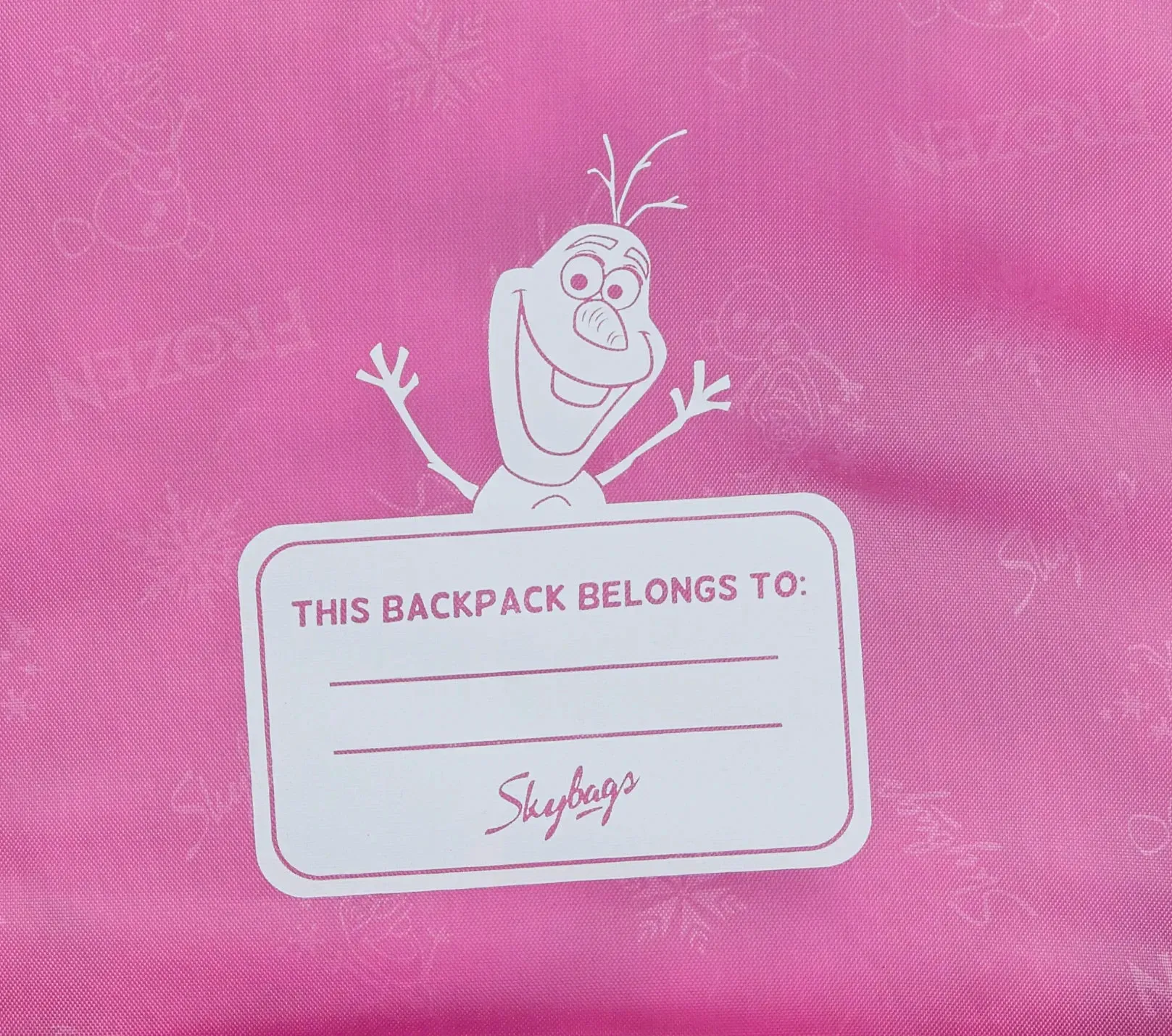 Skybags Disney Frozen  02 School Backpack RC Pink