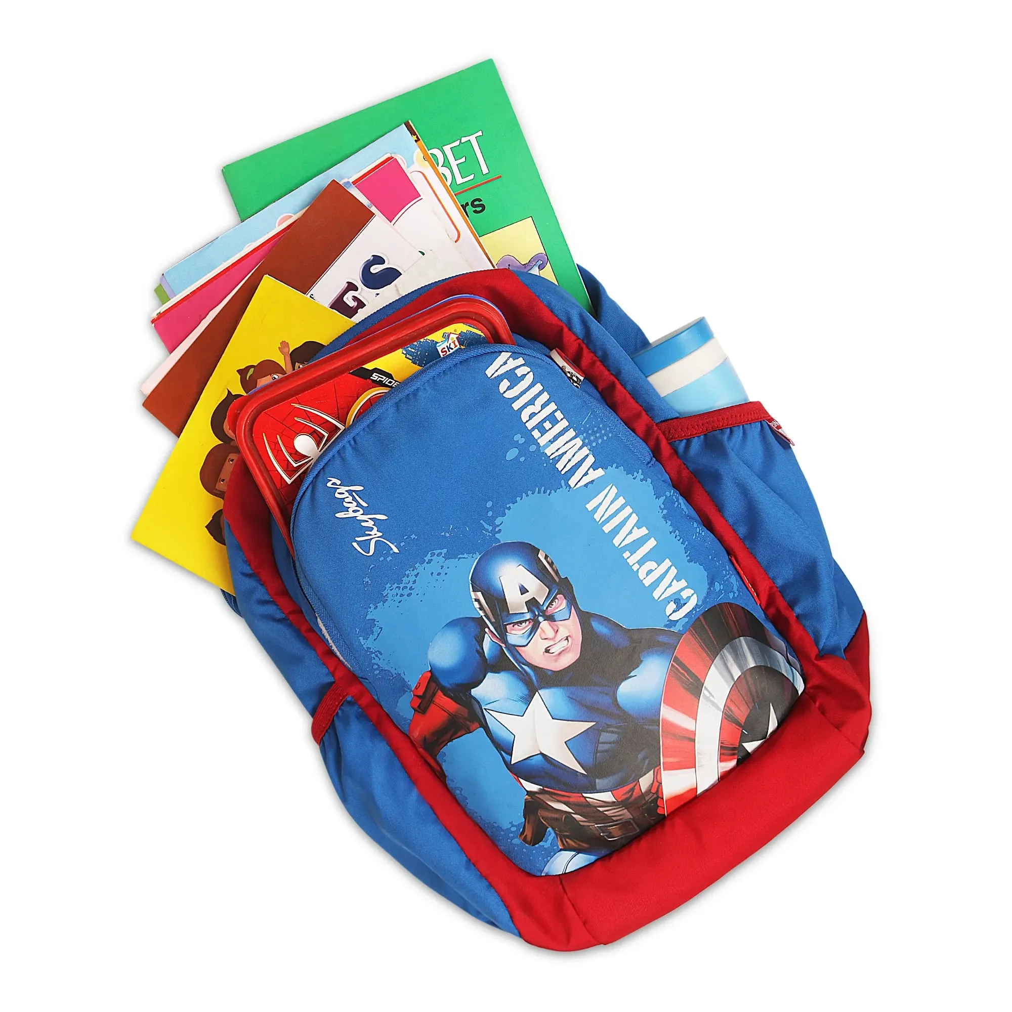 Skybags Marvel Champ  02 Backpack Red