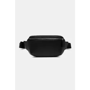 Sleek Black PU Leather Sling Bag for Trendy
