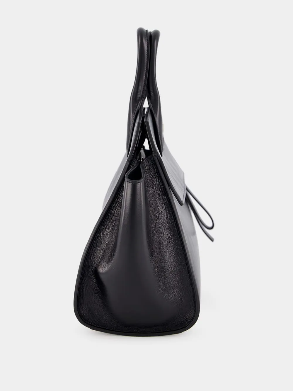 Small Black Calfskin Handbag