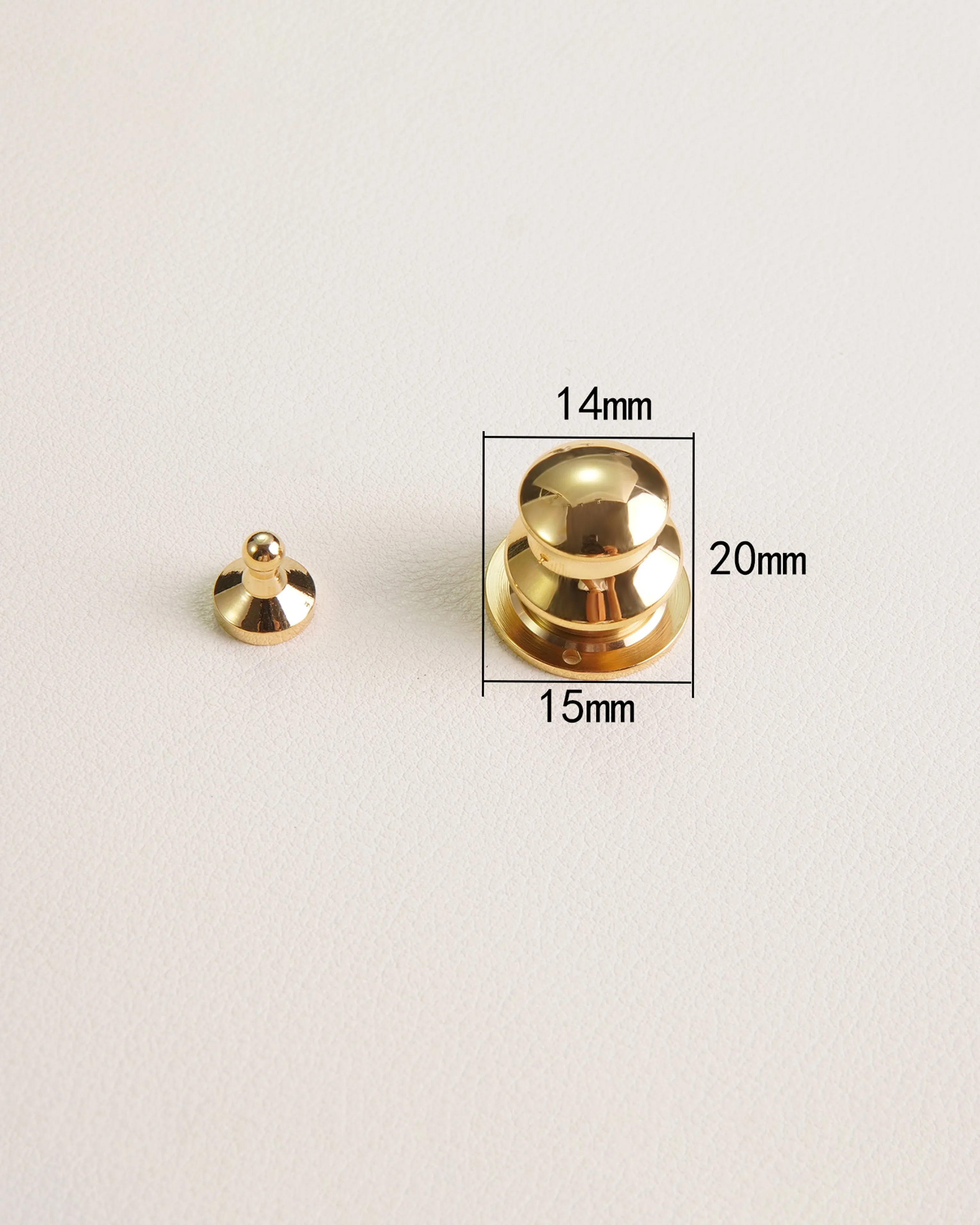Stainless Steel Cap Spring lock | Gold and Silver
