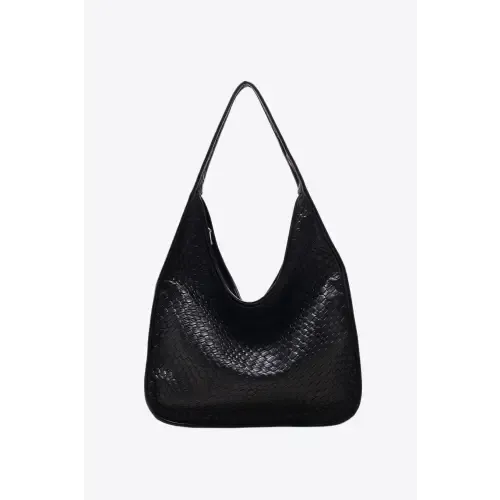Stylish Black Leather Shoulder Bag for Everyday Elegance