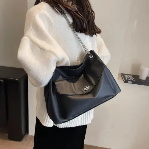 Stylish Olive Green Leather Shoulder Bag