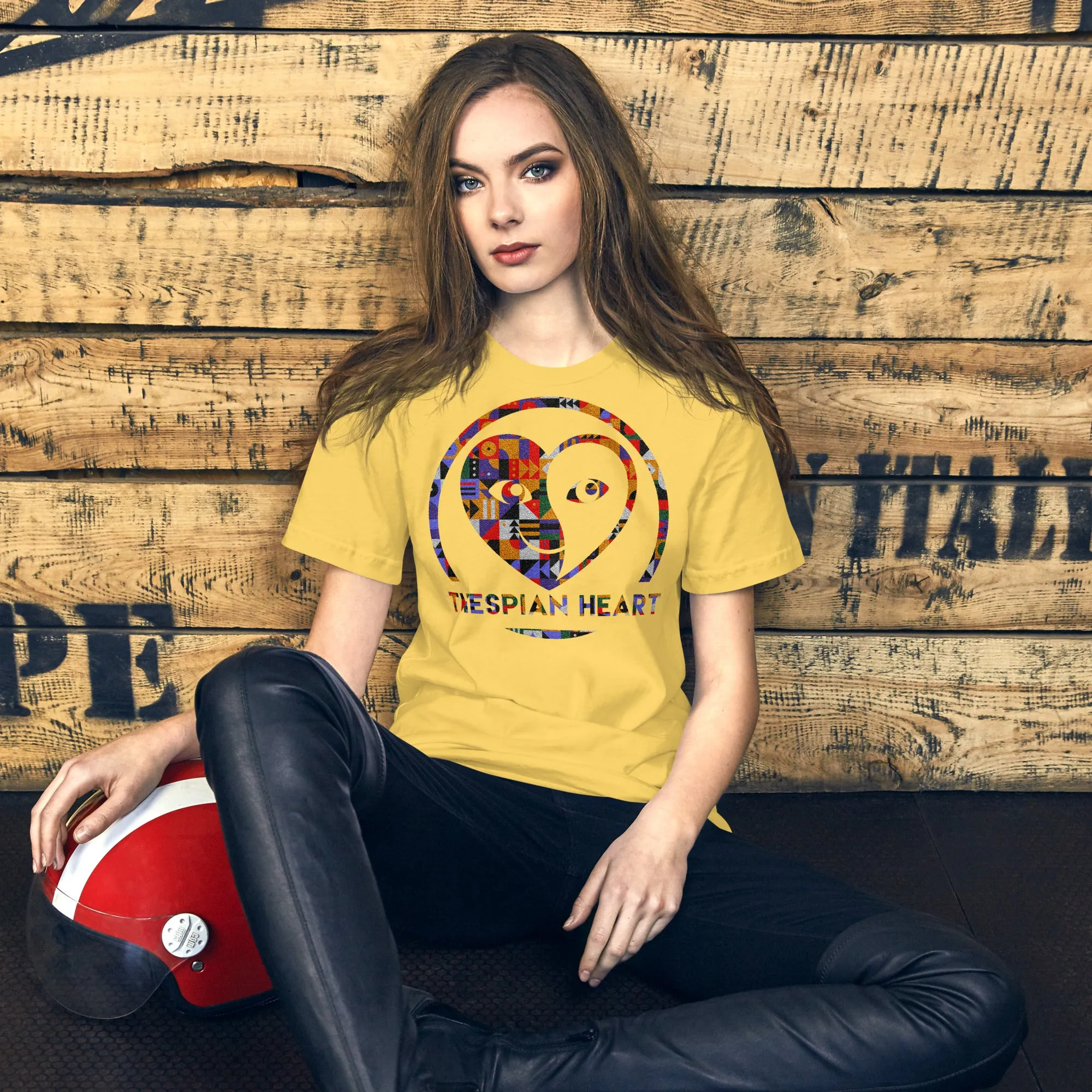 Thespian Heart Logo- Colorful - Short-Sleeve Staple Unisex T-shirt