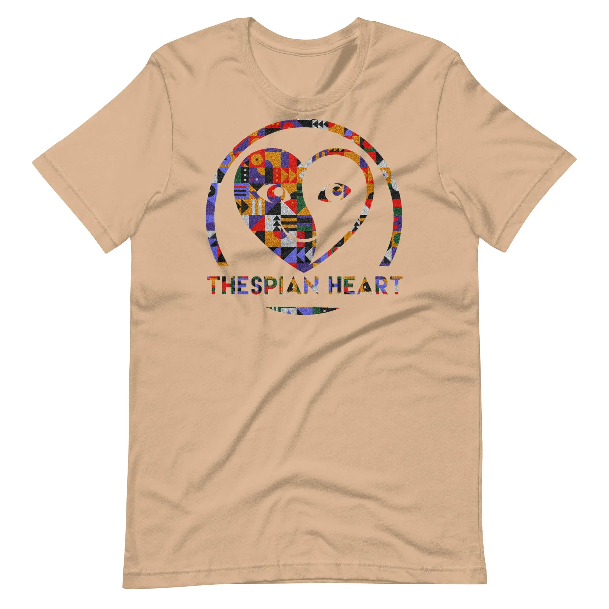 Thespian Heart Logo- Colorful - Short-Sleeve Staple Unisex T-shirt